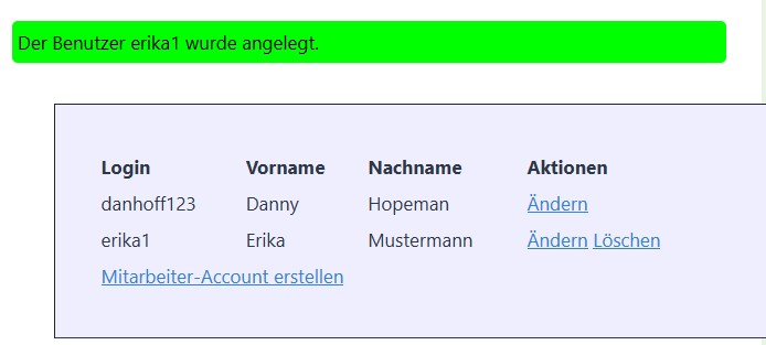 Accounts erstellen