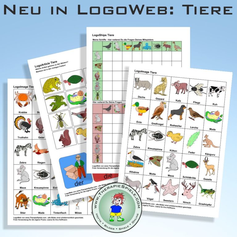 Neu in LogoWeb: Tiere